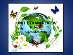 Unit 1 Test Review Presentation