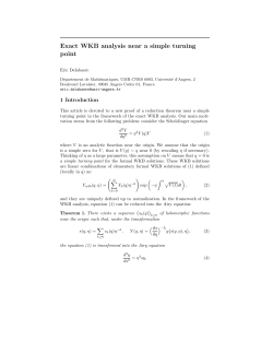 Exact WKB analysis near a simple turning point