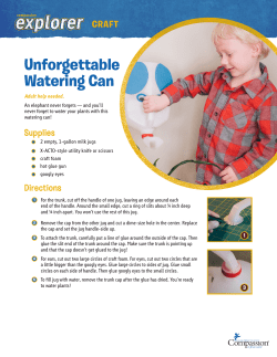 Unforgettable Watering Can