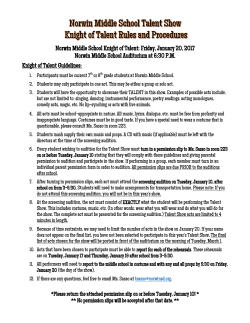 knight of talent - Norwin School District