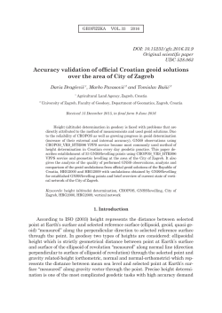 Accuracy validation of official Croatian geoid solutions over the area