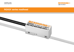 RGH24 series readhead - Renishaw resource centre