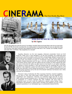 CINERAMA: The First Really Big Show