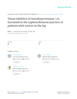 Tissue inhibitor of metalloproteinase-1 is increased in