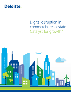Digital disruption in commercial real estate