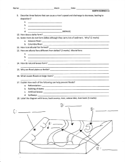 deposition? 72. 73. How does a delta form