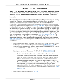 Standard IVB Chief Executive Officer