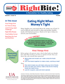 Eating Right When Money`s Tight - FCS543