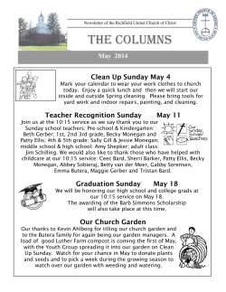 the columns - Richfield United Church