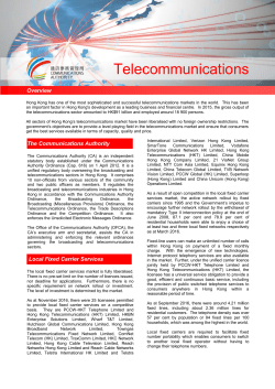 Telecommunications Matters