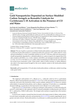 Gold Nanoparticles Deposited on Surface Modified Carbon