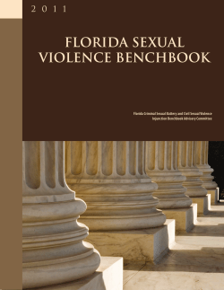 Florida Sexual Violence Benchbook