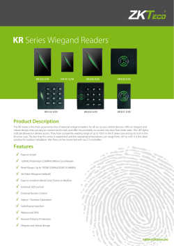 KR Series Wiegand Readers