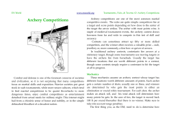 Archery Competitions