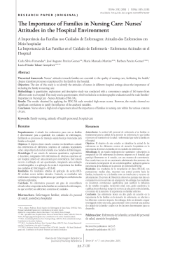 The Importance of Families in Nursing Care