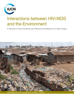 Interactions between HIV/AIDS and the Environment A Review of the