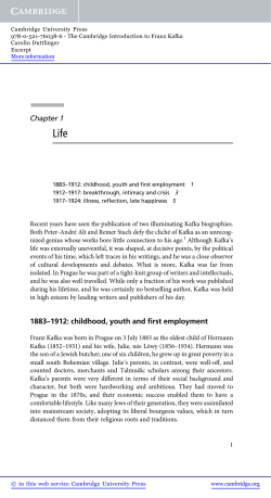 Chapter 1 1883&ndash;1912: childhood, youth and first employment