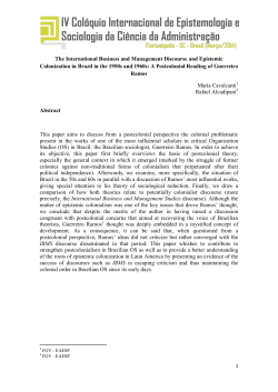 The International Business and Management Discourse and