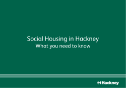 Social Housing in Hackney