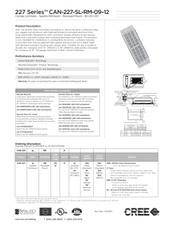 227 Series&trade; CAN-227-SL-RM-09&ndash;12