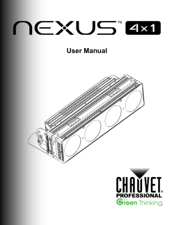 Nexus 4x1 User Manual Rev. 4