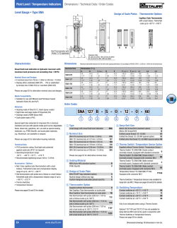 Level Gauge Type SNA