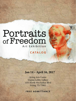Portraits of Freedom Catalogue