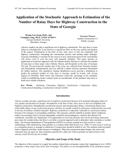 Application of the Stochastic Approach to Estimation of the Number