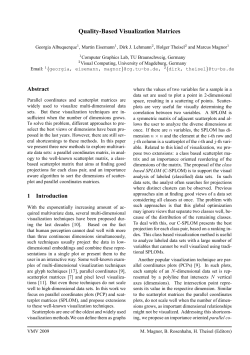 Quality-Based Visualization Matrices