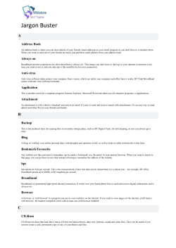Jargon Buster - Whitstone Village