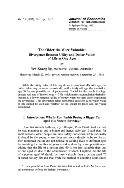 The older the more valuable: Divergence between utility and dollar
