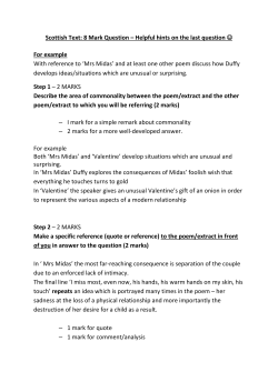 N5 Scottish Text - Advice on 8 mark Questions