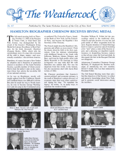 Spring - The Saint Nicholas Society