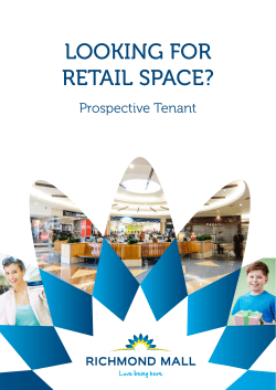 LOOKING FOR RETAIL SPACE?