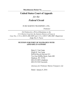 Petition for Writ of Mandamus (01214429).DOCX