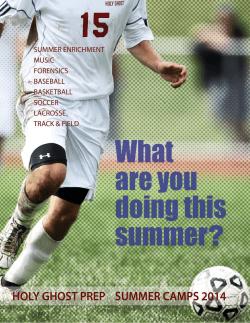 HGP Summer Camps Brochure 2014.indd