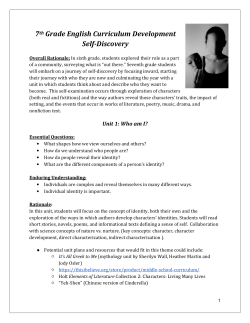 Seventh Grade Curriculum Framework