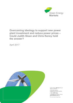 Overcoming ideology to support new power plant investment and