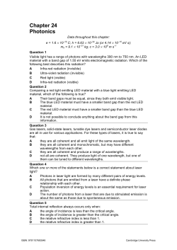 Chapter 24 Photonics - Cambridge University Press