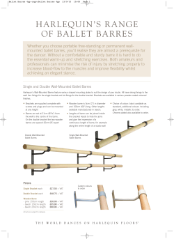 Ballet Barres 4pp - Harlequin Floors