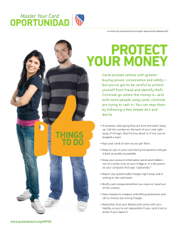 protect your money