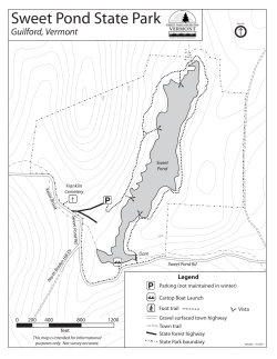 Sweet Pond Map and Guide