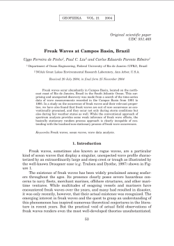 Freak Waves at Campos Basin, Brazil