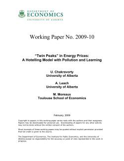 Extraction of a Polluting Nonrenewable Resource with