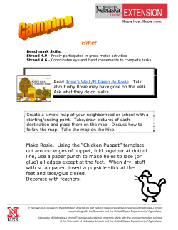 Make Rosie. Using the &ldquo;Chicken Puppet&rdquo; template, cut around