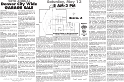 Denver City Wide GARAGE SALE