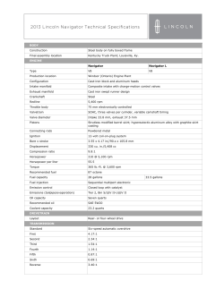 2013 Lincoln Navigator Tech Specs