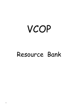 VCOP Ideas Bank - HIGHLAND LITERACY