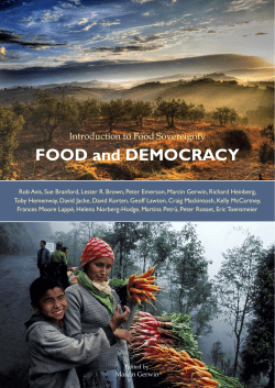 FOOD and DEMOCRACY - Permaculture Research Institute