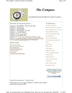 The Compass - Quivira Council